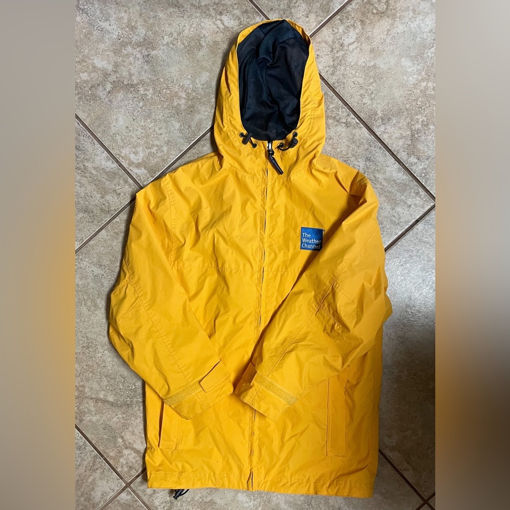 “Official” The Weather Channel by Port Authority rain jacket. Mens size XS.